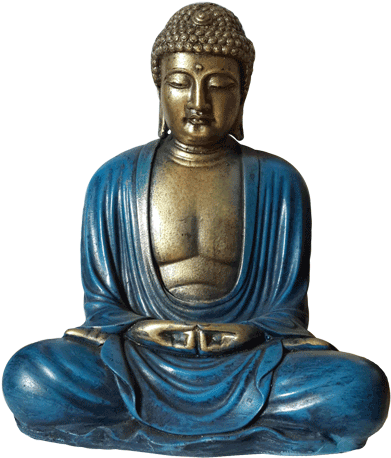 Buddha 26cm Japanese Meditation Kamakura - Sitting Buddha Hd Png (500x500), Png Download