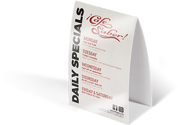 Table Tents Table Tents - Sketch Pad (400x400), Png Download