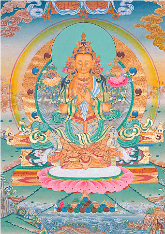 Buddha Maitreya - Tibetan Buddhist - Future Buddha Maitreya (super Large (960x480), Png Download