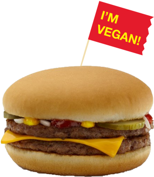 Mc Double (500x368), Png Download