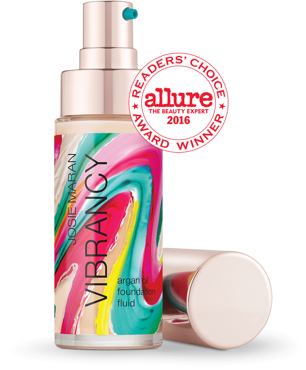 J565 01 0002 Vibrancy Supernatural Allurebadge V=1510695370 - Josie Maran Cosmetics - Vibrancy Argan Oil Foundation (2048x2048), Png Download