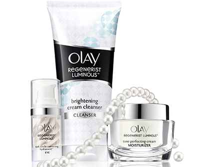 Reveal Your Radiance - Olay Regenerist Luminous Brightening Cream Cleanser (768x345), Png Download