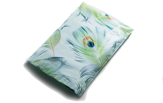 Zoom - Poly Mailers Peacock (650x433), Png Download