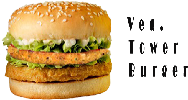 Veg Double Cheese Burger - Double Cheese Veg Burger (740x420), Png Download