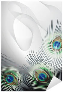 Peacock Feather Fantasy Shower Curtain (400x400), Png Download