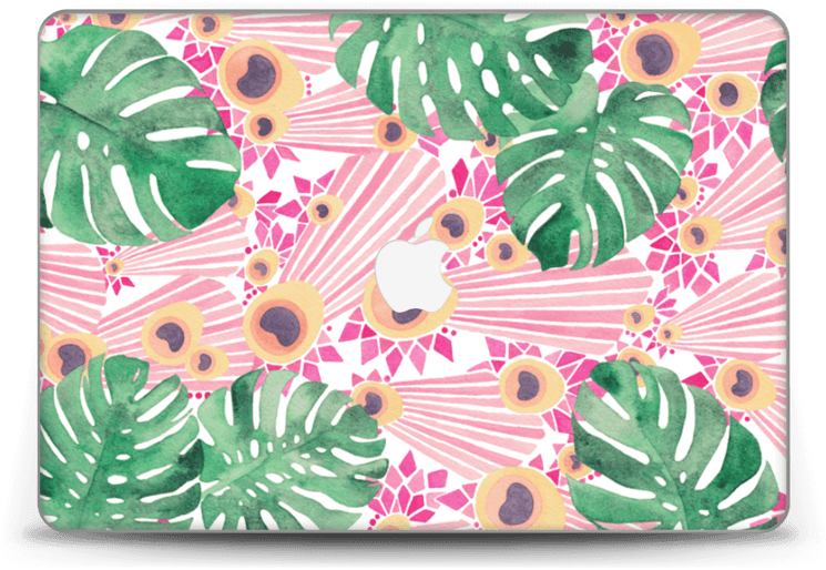 Pink Peacock - Macbook Pro 13-inch (800x558), Png Download