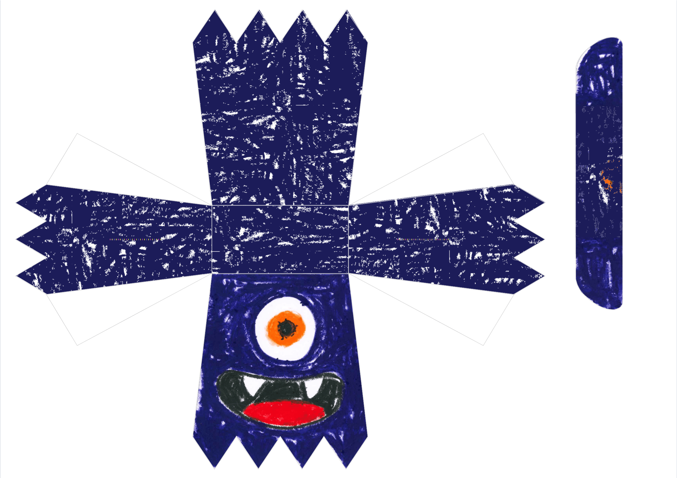 Drawing Staff To Screen And Print Out To Paper Craft - Cross (2339x1654), Png Download