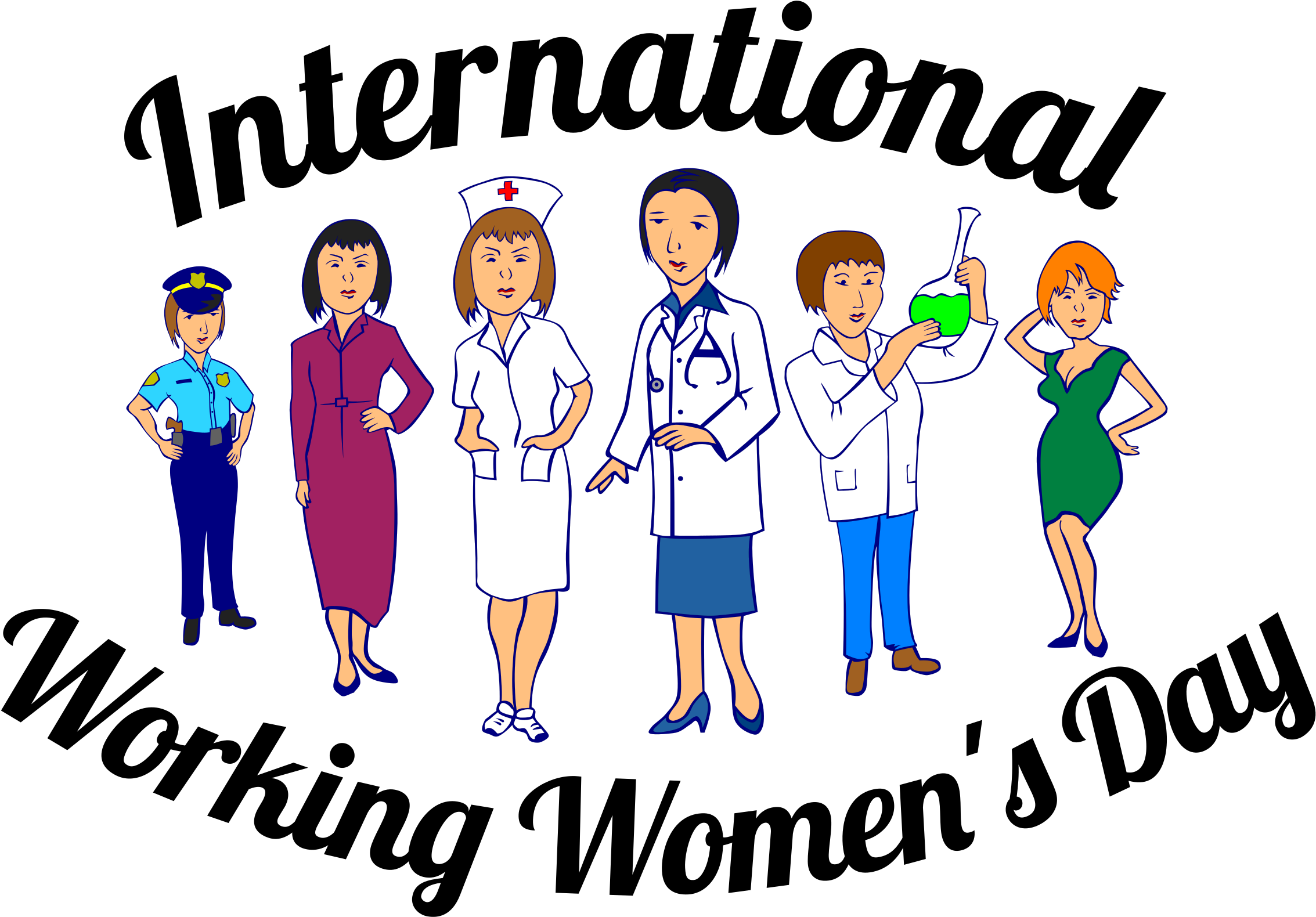 This Free Icons Png Design Of International Working (2400x1673), Png Download