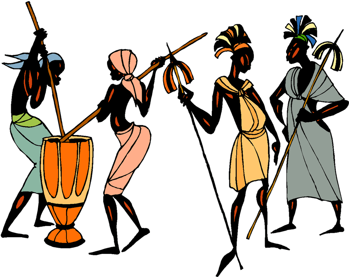 Vector Freeuse About D A Y O - African Tribe Clipart (2000x1200), Png Download