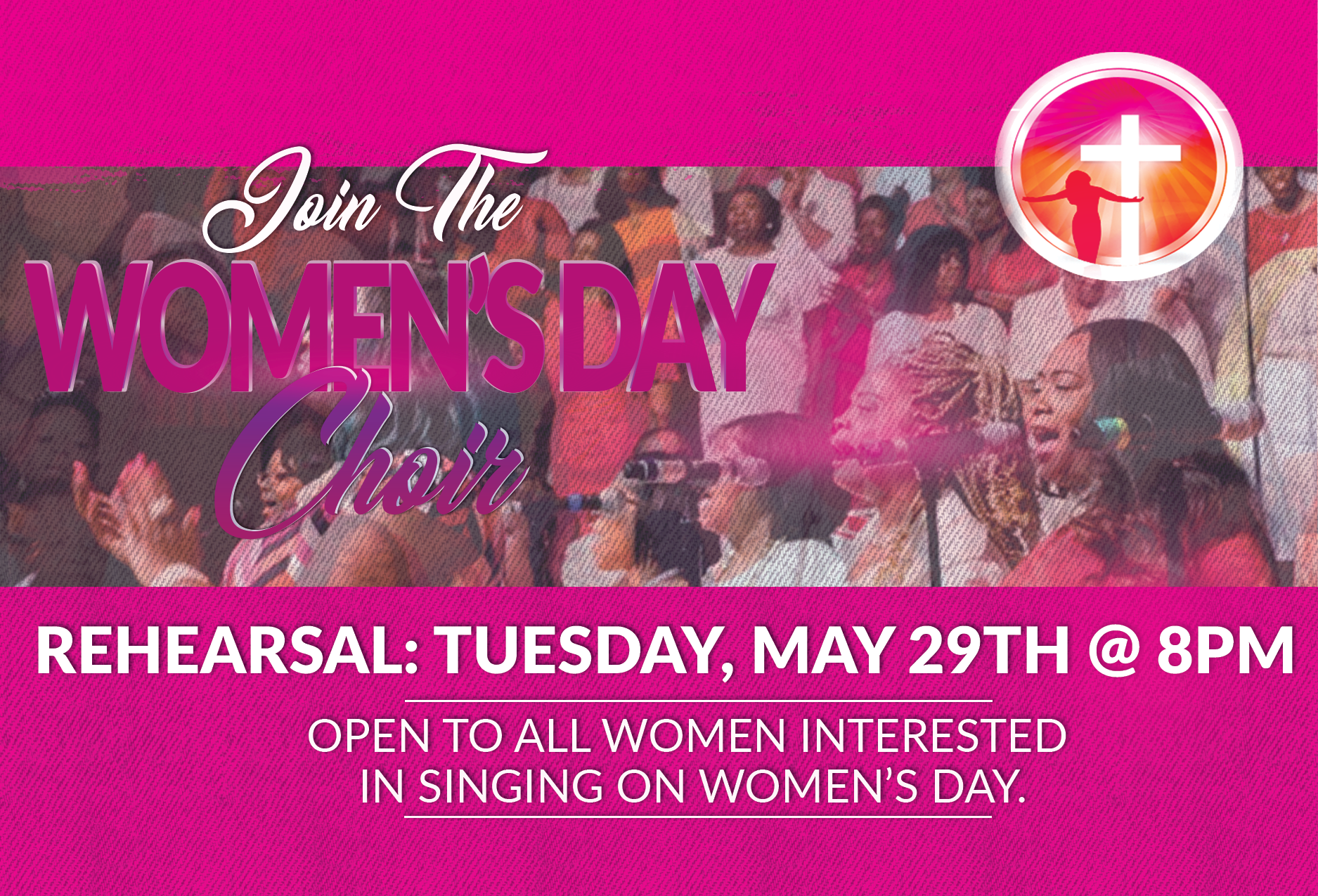 2018 Women's Day Choir Rehearsal - Flyer (1875x1275), Png Download