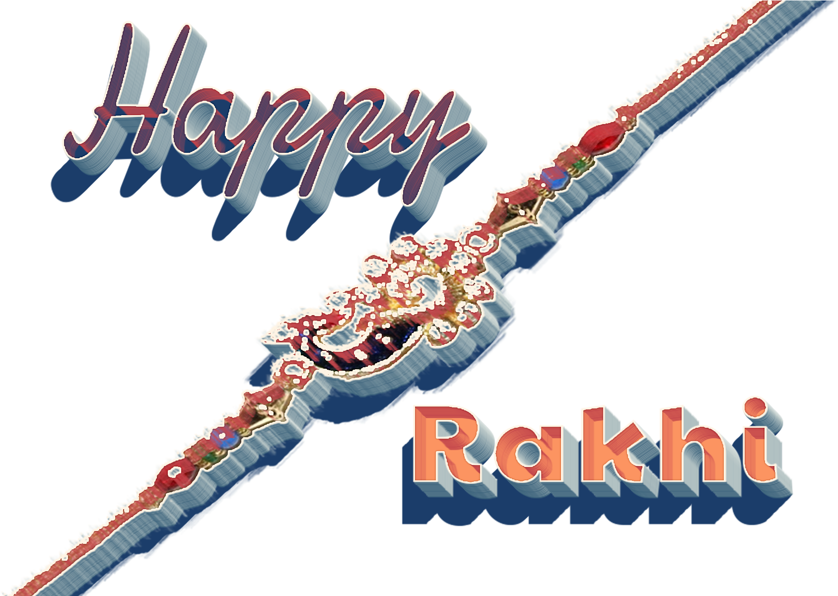 Happy Raksha Bandhan Png (1920x1200), Png Download