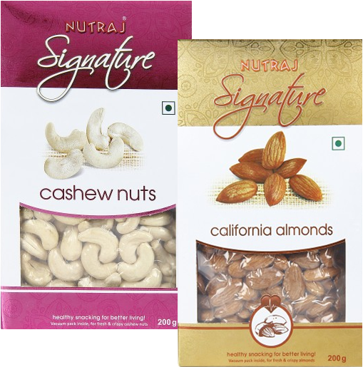 Sold Times - Nutraj Signature Plain California Almonds - 200 Gm (700x700), Png Download