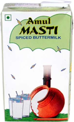 Amul Butter Milk - Amul Masti Spiced Buttermilk (525x600), Png Download