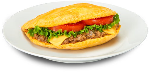 Patties - Juici Beef Mega Patty (500x326), Png Download