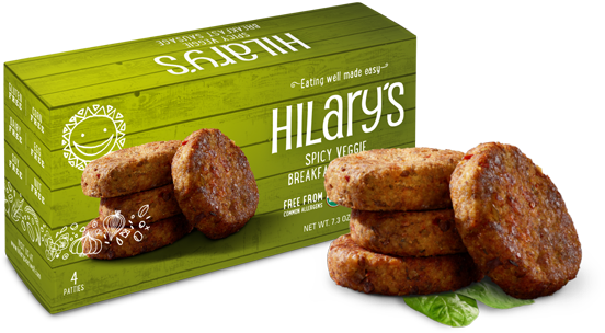 Ingredients - Hilary's Spicy Veggie Breakfast Sausage (580x375), Png Download