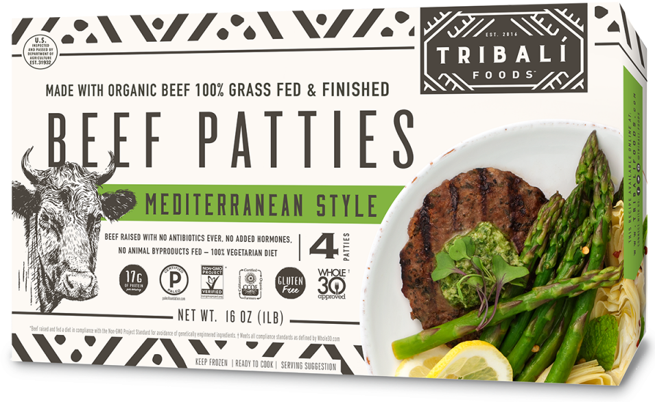 Mediterranean Style Beef - Tribali Chipotle Chicken Patties (960x960), Png Download