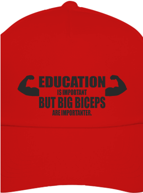 Promotional Educational Red Cap Promotional Educational - Education (284x426), Png Download