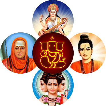 Shri Ganeshaya Namaha - Lord Krishna In Bhairva Rupa, A Decorative Religious (370x370), Png Download