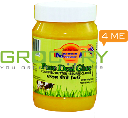 Pure Desi Ghee - Nanak Pure Desi Ghee - Clarified Butter - 28 - Ounce (472x472), Png Download