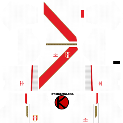 Peru 2018 World Cup Kit - Dls 18 Kits Real Madrid (399x400), Png Download