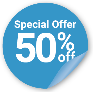 Синий special offer. Discount 50 % off. Sale 50%. Сейл кружок 50%. 50 Процентов офф.