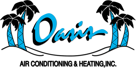 Logo - Oasis Air Conditioning & Heating (561x280), Png Download