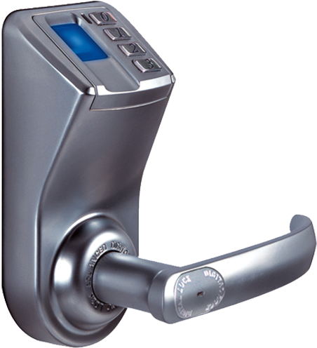 Adel Biometric Fingerprint Reader Lock La9-3 - Finger Print Scanner Lock (419x463), Png Download