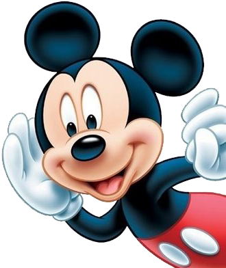 Mickey Mouse Em Png - Mickey Mouse Listening Clipart (550x400), Png Download