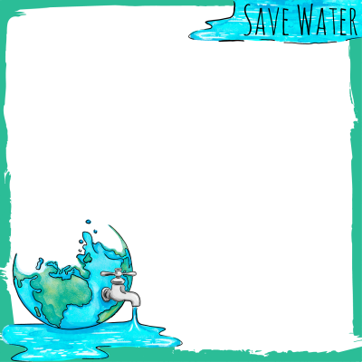 Save Water Png Png (400x400), Png Download