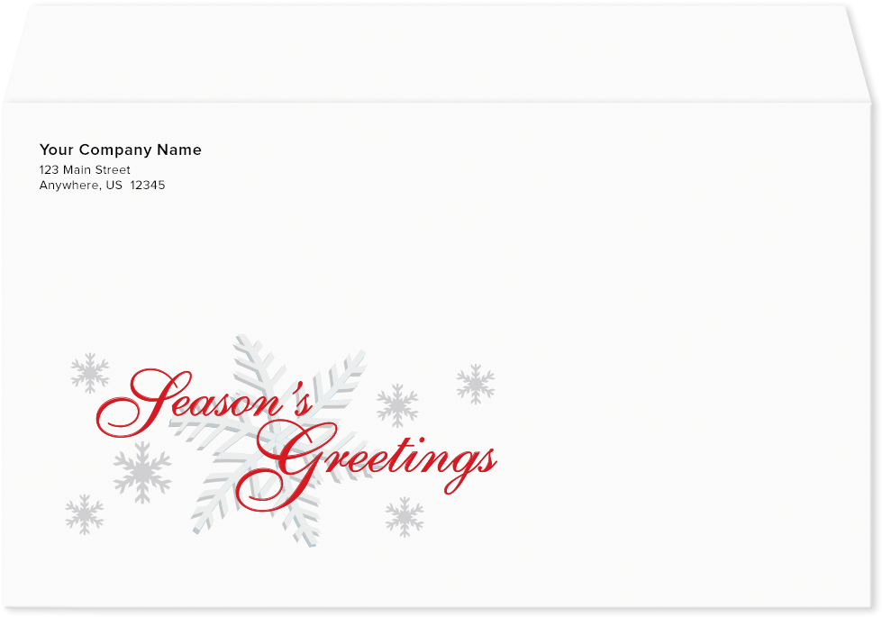 Picture Of Season's Greeting's Desk Calendar Envelopes - Calligraphy (1200x1200), Png Download