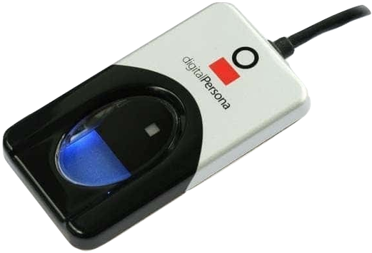 Biometric Fingerprint Scanner - Digital Persona (564x385), Png Download