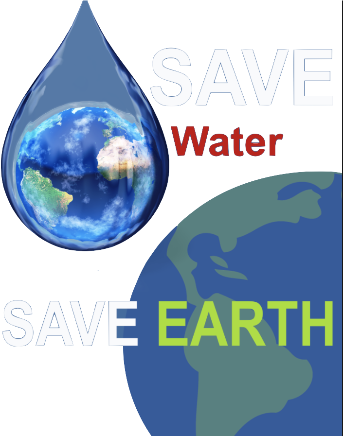 Save Water Save Earth Posters (720x896), Png Download
