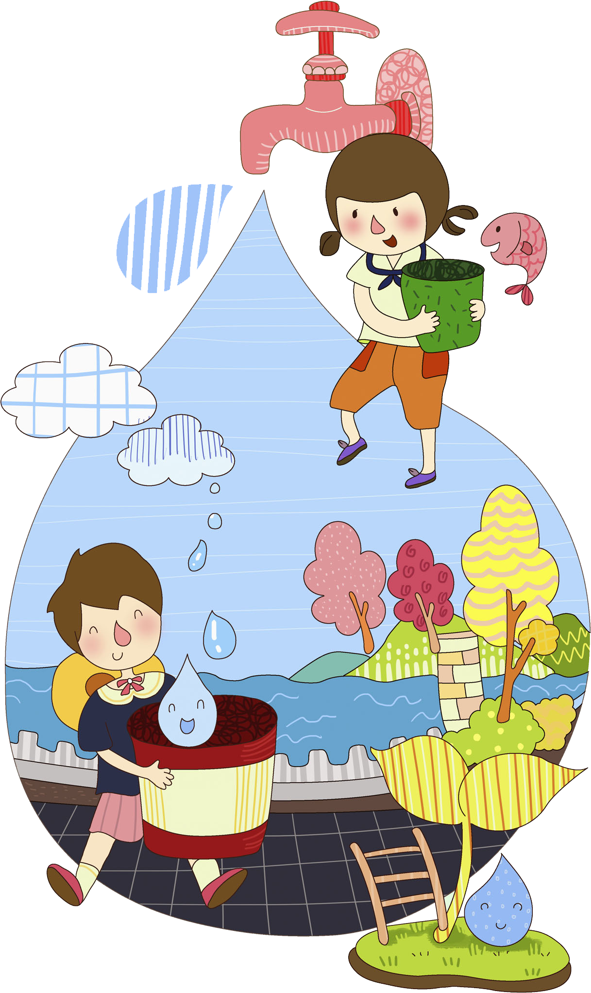 Water Conservation (1507x2318), Png Download