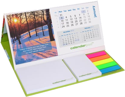 Super Premium Table Calendar - Desk Calendar With Note (425x425), Png Download