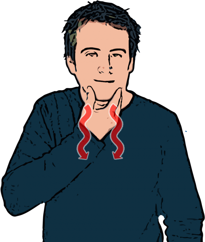 British Sign Language - British Sign Language Man (836x930), Png Download