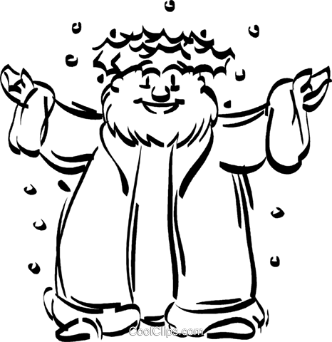 Father Christmas Royalty Free Vector Clip Art Illustration - Site Map (466x480), Png Download