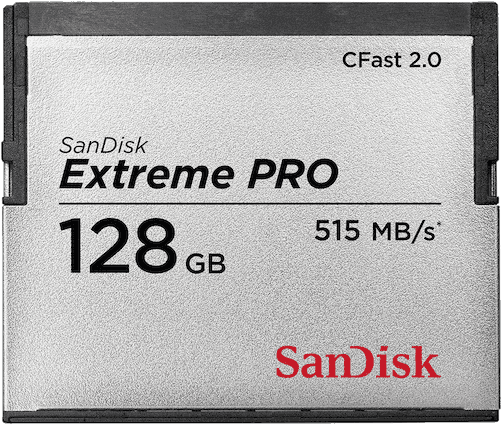 Sandisk Extreme Pro 128gb Cfast - Sandisk 128gb Cfast 2.0 Extreme Pro 525mb/s Memory (500x500), Png Download