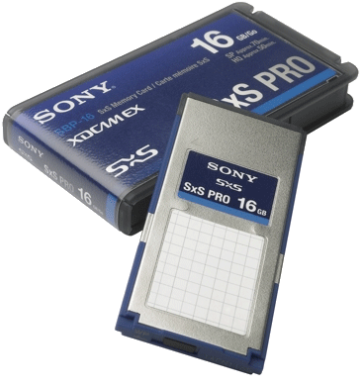 Sony 16gb Sxs Pro Memory Card $25 Day / $75 Week / - Sxs Card (500x397), Png Download