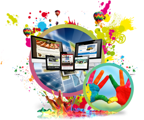 Web Creativity Design Service - Web And Graphics Design (499x385), Png Download