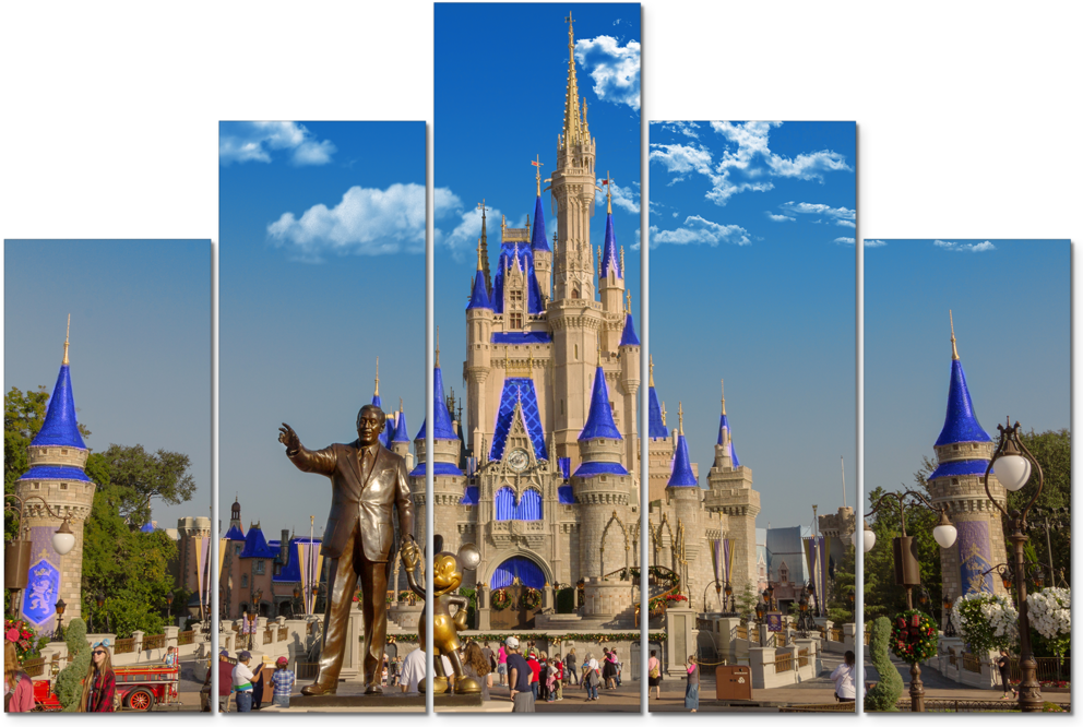 Wdw Hub - Cinderella Castle (1000x675), Png Download