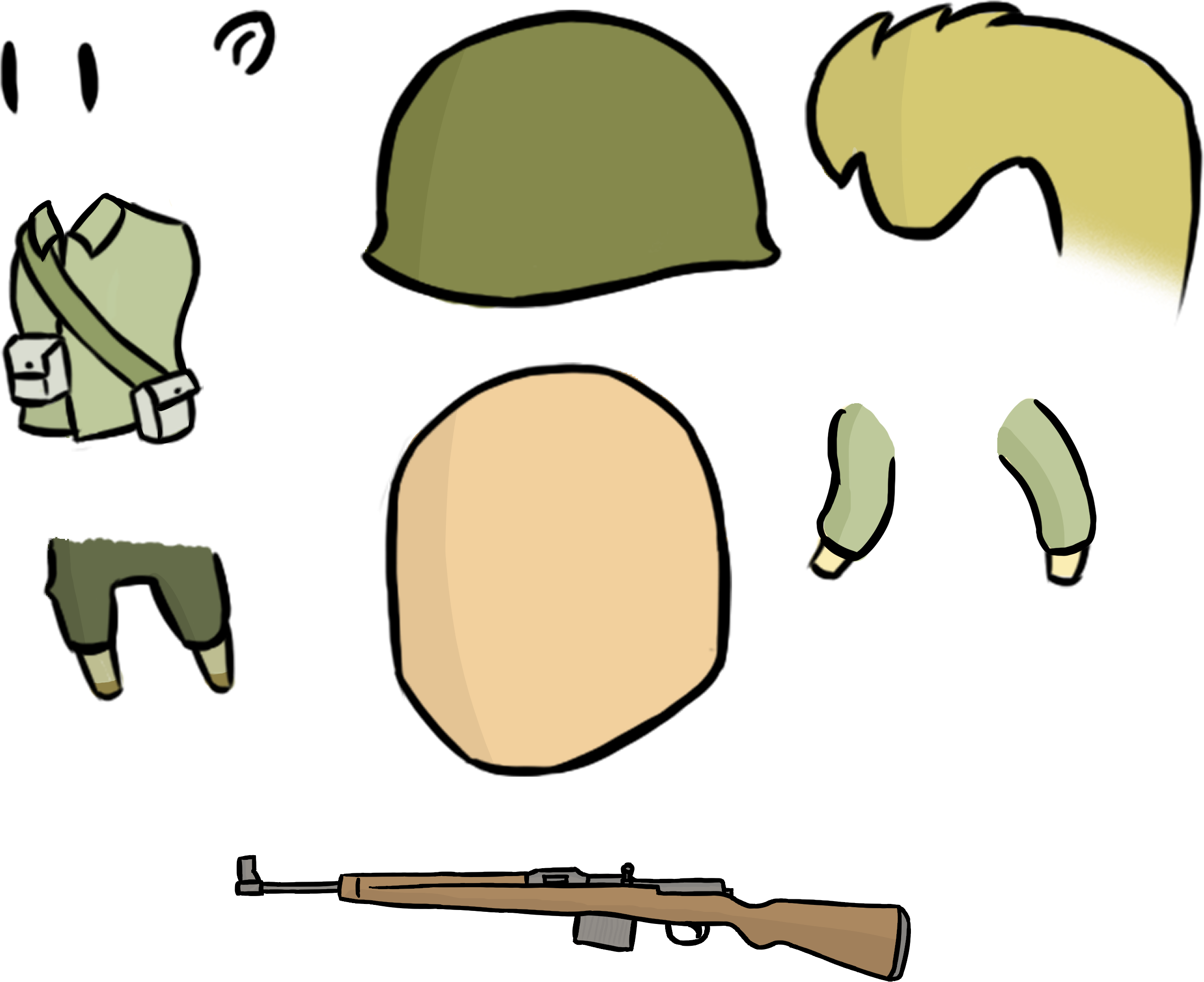 Soldier (2893x2486), Png Download