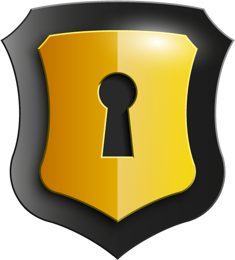 Bakersfield Lock & Security Experts - Security Lock Logo Png (541x585), Png Download