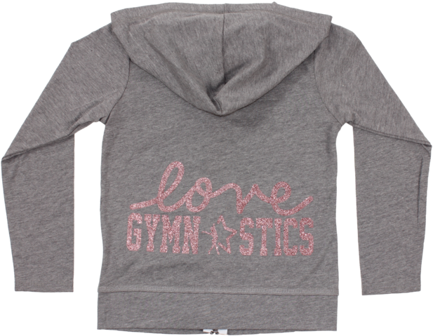 gymnastics zip up hoodie