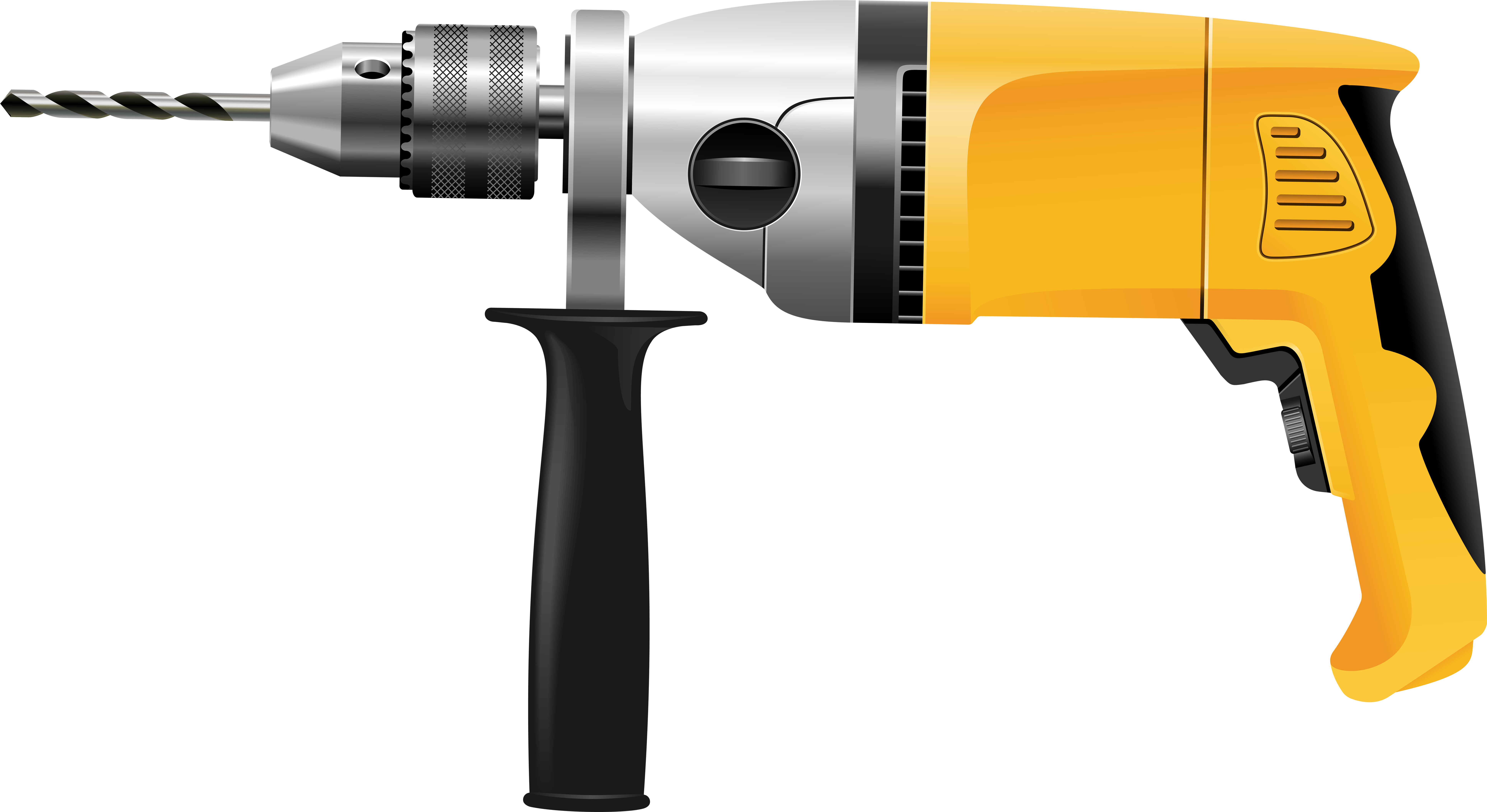 Drill Png Clip Art - Drill (8000x4490), Png Download