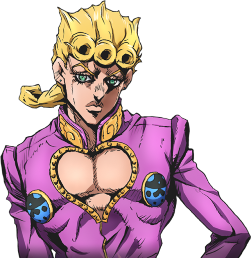 ○pink Giorno Is God Tier○giorno Giovanna○vento Aureo○jojo's - Jojo Giorno Giovanna (500x513), Png Download