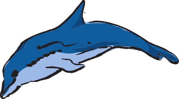 Leaping Dolphin Svg Clip Arts 600 X 331 Px (600x331), Png Download