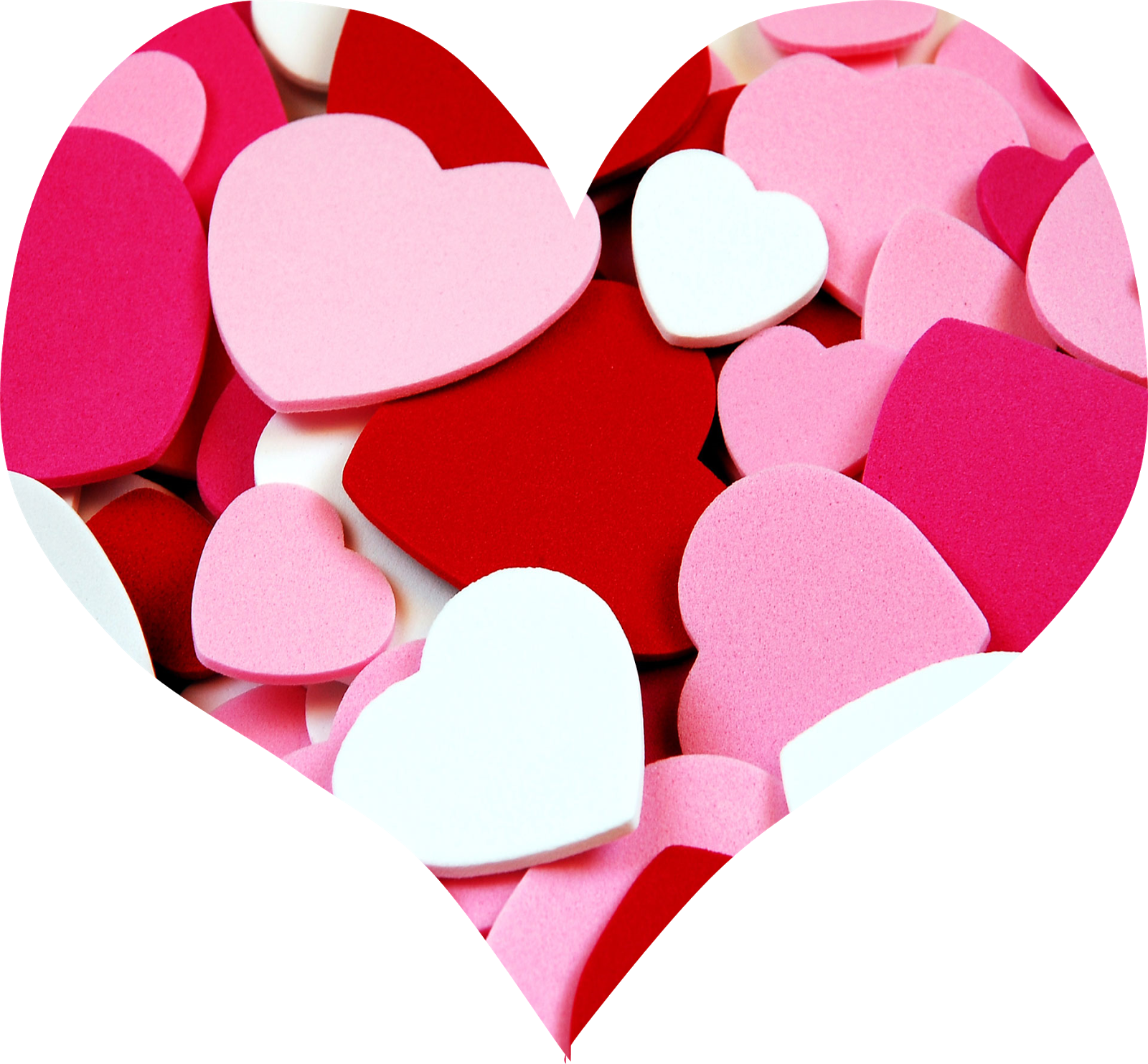 Heart Clipart - Mes Del Amor Y Amistad (1600x1482), Png Download