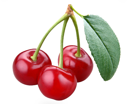 Cherry Fruit Png Hd - Circle Shaped Fruits (741x347), Png Download