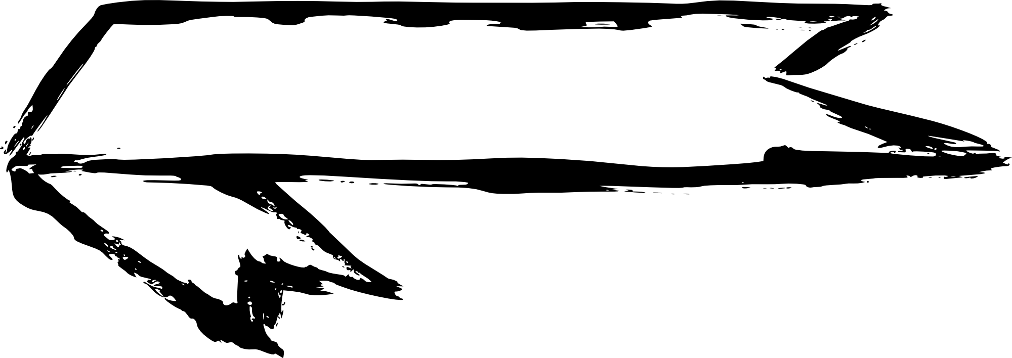 Banner Ribbon Transprent Png Free Download Monochrome - Ribbon Banner Transparent White (2000x708), Png Download