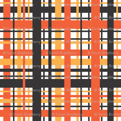 Sunburst 70's Plaid - Tartan (400x400), Png Download